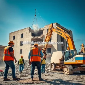 تخریب دیوار ساختمان در کرج